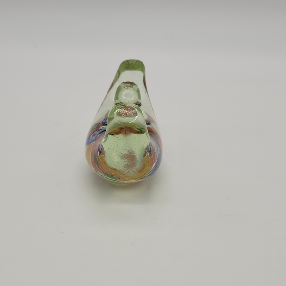 Vintage 1930s Chinese Millefiori Glass Brush Chopstick Holder Paperweight - Picture 2 of 6